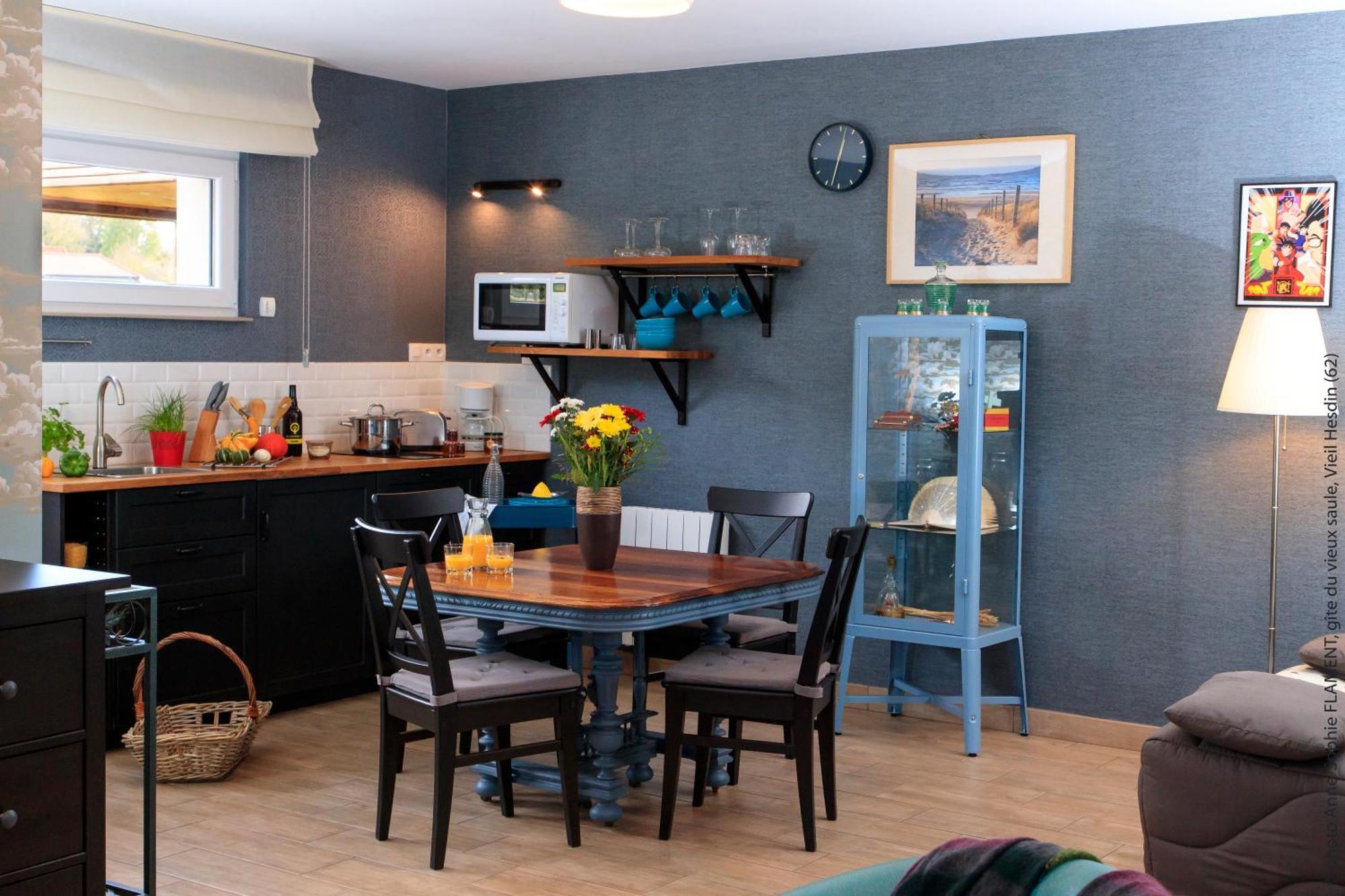 Gite Du Vieux Saule 1 Gite Avec Spa Privatif Pour 2 Personnes 1 Suite Familiale Sans Spa Vieil-Hesdin Luaran gambar