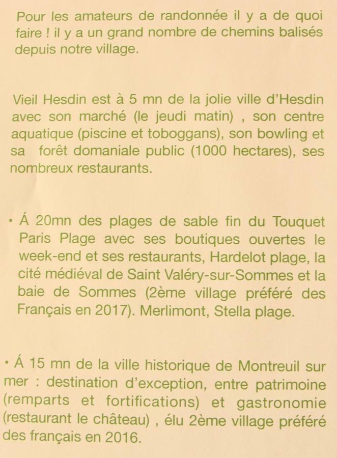 Gite Du Vieux Saule 1 Gite Avec Spa Privatif Pour 2 Personnes 1 Suite Familiale Sans Spa Vieil-Hesdin Luaran gambar